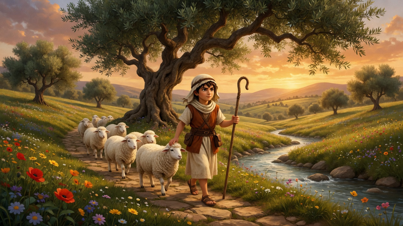Fase dos campos de Belém: o pastor fiel (1 Samuel 16 e Salmo 23)