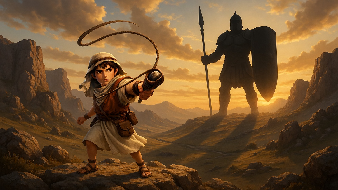 Fase do vale de Elá: coragem diante do gigante (1 Samuel 17)