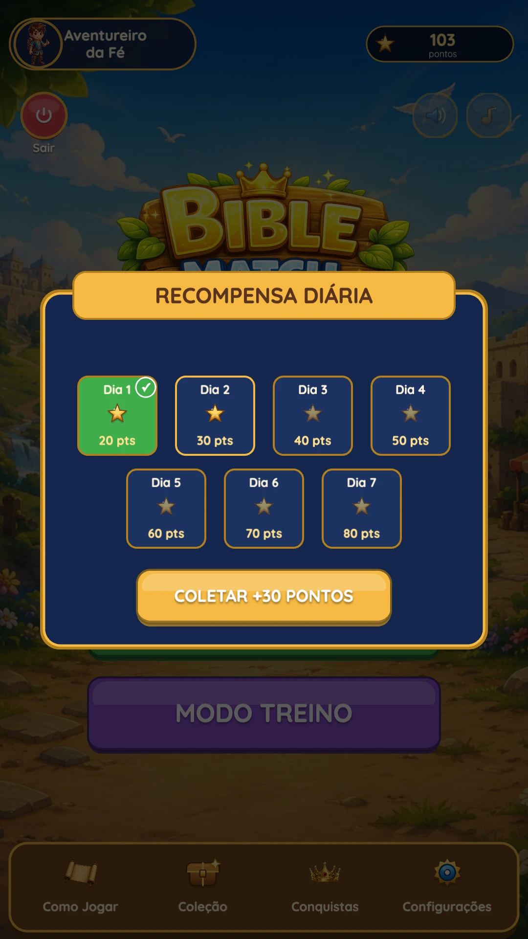 Screenshot 1 de Bible Match Quest